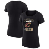 Cleveland Cavaliers G-III 4Her by Carl Banks Women's Super-Slim Fit Lightweight Team Logo T-Shirt sale - Black for sale