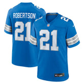 Amik Robertson Detroit Lions Game Jersey - Blue | Nike online