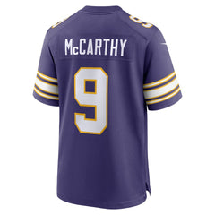 J.J. McCarthy Minnesota Vikings 2nd Alternate Player Game Jersey - Purple | Nike on sale