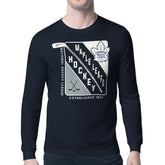 Toronto Maple Leafs Starter Shield Long Sleeve Graphic T-Shirt Navy