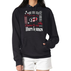 Carolina Hurricanes G-III 4Her by Carl Banks Women's Collage Team Graphic Tri-Blend Fleece Pullover Hoodie Black