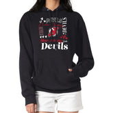 New Jersey Devils G-III 4Her by Carl Banks Women's Collage Team Graphic Tri-Blend Fleece Pullover Hoodie Black