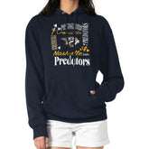 Nashville Predators G-III 4Her by Carl Banks Women's Collage Team Graphic Tri-Blend Fleece Pullover Hoodie Navy