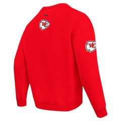 Kansas City Chiefs Pro Standard Turn It Up Drop Shoulder Pullover Sweatshirt - Red outlet