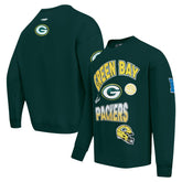 Green Bay Packers Pro Standard Turn It Up Drop Shoulder Pullover Sweatshirt - Green discount