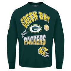 Green Bay Packers Pro Standard Turn It Up Drop Shoulder Pullover Sweatshirt - Green discount