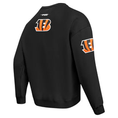 Cincinnati Bengals Pro Standard Turn It Up Drop Shoulder Pullover Sweatshirt - Black for sale