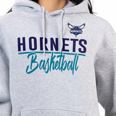 Charlotte Hornets G-III 4Her by Carl Banks Women's Graphics Fleece Pullover Hoodie - Heather Gray outlet