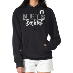 Brooklyn Nets G-III 4Her by Carl Banks Women's Graphics Fleece Pullover Hoodie - Black sale