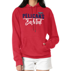 New Orleans Pelicans G-III 4Her by Carl Banks Women's Graphics Fleece Pullover Hoodie - Red on sale