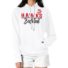 Atlanta Hawks G-III 4Her by Carl Banks Women's Graphics Fleece Pullover Hoodie - White for sale
