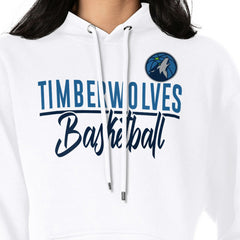 Minnesota Timberwolves G-III 4Her by Carl Banks Women's Graphics Fleece Pullover Hoodie - White discount