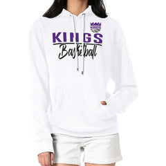 Sacramento Kings G-III 4Her by Carl Banks Women's Graphics Fleece Pullover Hoodie - White on sale
