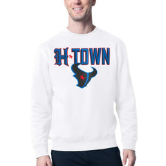 Houston Texans Starter H-Town Graphic Fleece Pullover Sweatshirt - White online