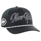 New York Jets '47 Overhand Speckle Hitch Adjustable Hat - Black discount