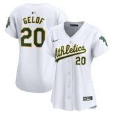 Zack Gelof Athletics Women's Home Limited Player Jersey - White | Nike