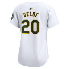 Zack Gelof Athletics Women's Home Limited Player Jersey - White | Nike