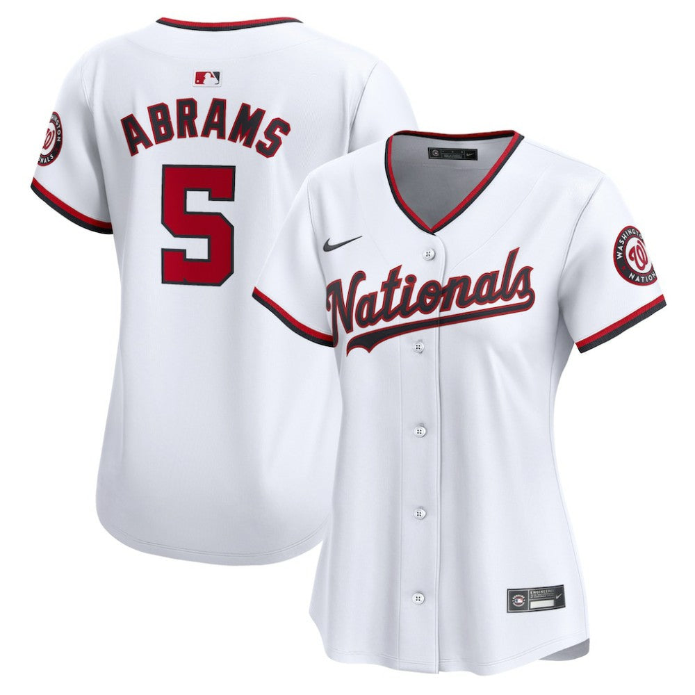 CJ Abrams Washington Nationals Women's Home Limited Player Jersey - White | Nike