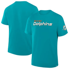 Miami Dolphins Option Route Legacy T-Shirt - Aqua cheap