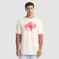 Buffalo Bills Slub T-Shirt - Cream on sale