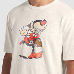 Cleveland Browns Slub T-Shirt - Cream outlet