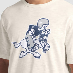 Dallas Cowboys Slub T-Shirt - Cream on sale