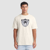 Las Vegas Raiders Slub T-Shirt - Cream on sale