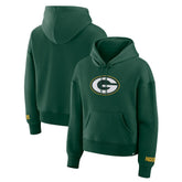 Green Bay Packers Women's Legacy Fleece Pullover Hoodie - Green outlet