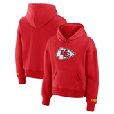 Kansas City Chiefs Women's Legacy Fleece Pullover Hoodie - Red on sale