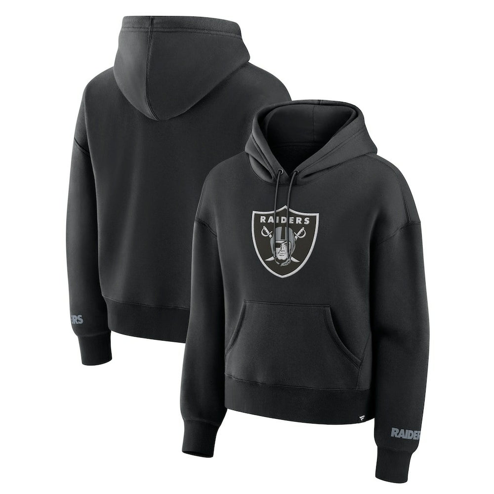 Las Vegas Raiders Women's Legacy Fleece Pullover Hoodie - Black on sale