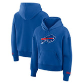 Buffalo Bills Women's Legacy Fleece Pullover Hoodie - Royal on sale