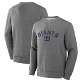 New York Giants Loop Terry Pullover Sweatshirt - Heather Gray for sale