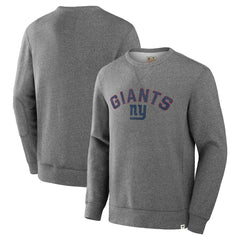 New York Giants Loop Terry Pullover Sweatshirt - Heather Gray for sale