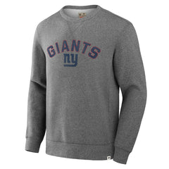New York Giants Loop Terry Pullover Sweatshirt - Heather Gray for sale