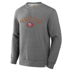 San Francisco 49ers Loop Terry Pullover Sweatshirt - Heather Gray on sale