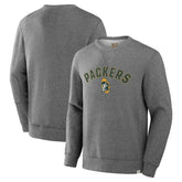 Green Bay Packers Loop Terry Pullover Sweatshirt - Heather Gray outlet