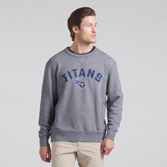 Tennessee Titans Loop Terry Pullover Sweatshirt - Heather Gray discount