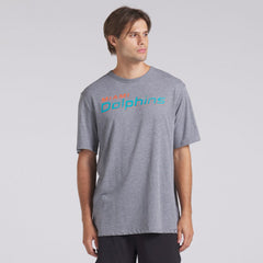 Miami Dolphins Pass Rush Tri-Blend T-Shirt - Heather Gray discount