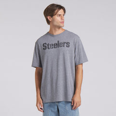 Pittsburgh Steelers Pass Rush Tri-Blend T-Shirt - Heather Gray on sale