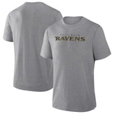 Baltimore Ravens Pass Rush Tri-Blend T-Shirt - Heather Gray sale