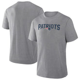 New England Patriots Pass Rush Tri-Blend T-Shirt - Heather Gray online