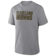 Cleveland Browns Pass Rush Tri-Blend T-Shirt - Heather Gray on sale