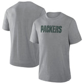 Green Bay Packers Pass Rush Tri-Blend T-Shirt - Heather Gray on sale
