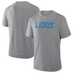 Detroit Lions Pass Rush Tri-Blend T-Shirt - Heather Gray outlet