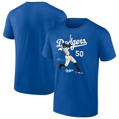 Mookie Betts Los Angeles Dodgers Player Swing T-Shirt - Royal