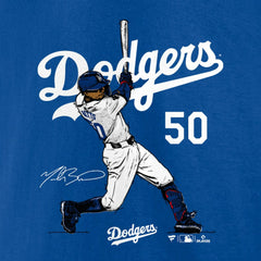 Mookie Betts Los Angeles Dodgers Player Swing T-Shirt - Royal