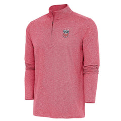USWNT Antigua Hunk Quarter-Zip Top - Heather Red for sale