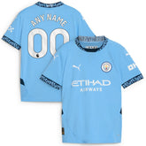 Manchester City Youth 2024/25 Home Replica Custom Jersey - Light Blue | Puma on sale