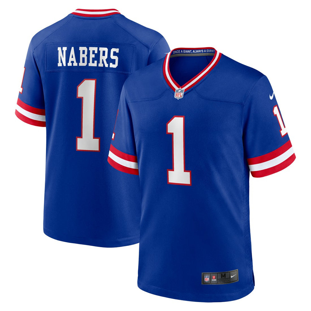 Malik Nabers New York Giants Game Player Jersey - Royal | Nike sale