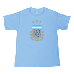 Argentina National Team 1863FC Youth Badge T-Shirt - Light Blue cheap